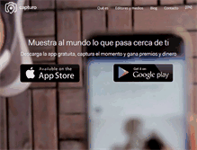 Tablet Screenshot of capturo.com